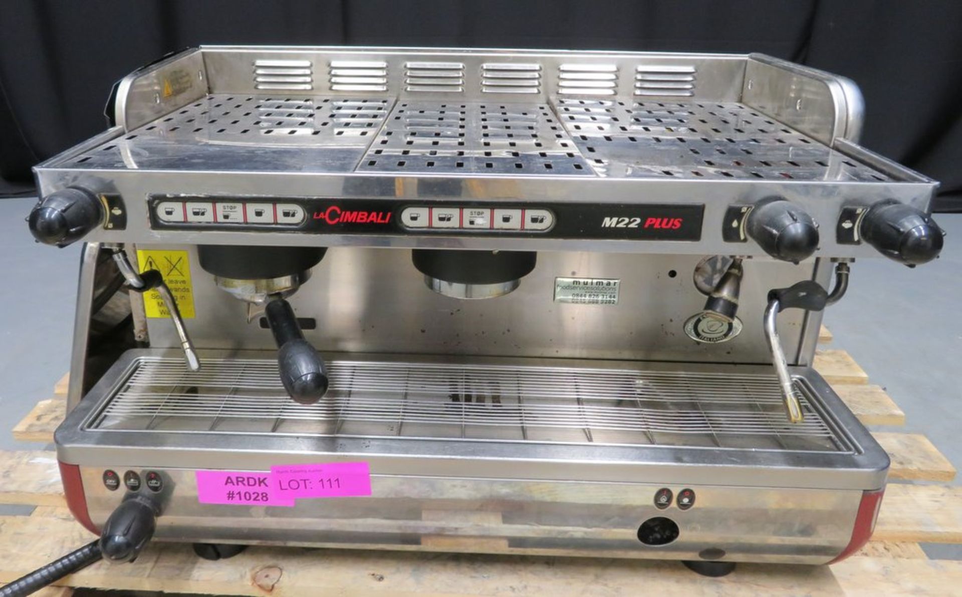 La Cimbali M22 Plus coffee machine, 1 phase electric