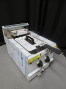 Countertop single tank electric fryer, 3 phase electric, new