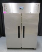 Polar G595-02 double door freezer