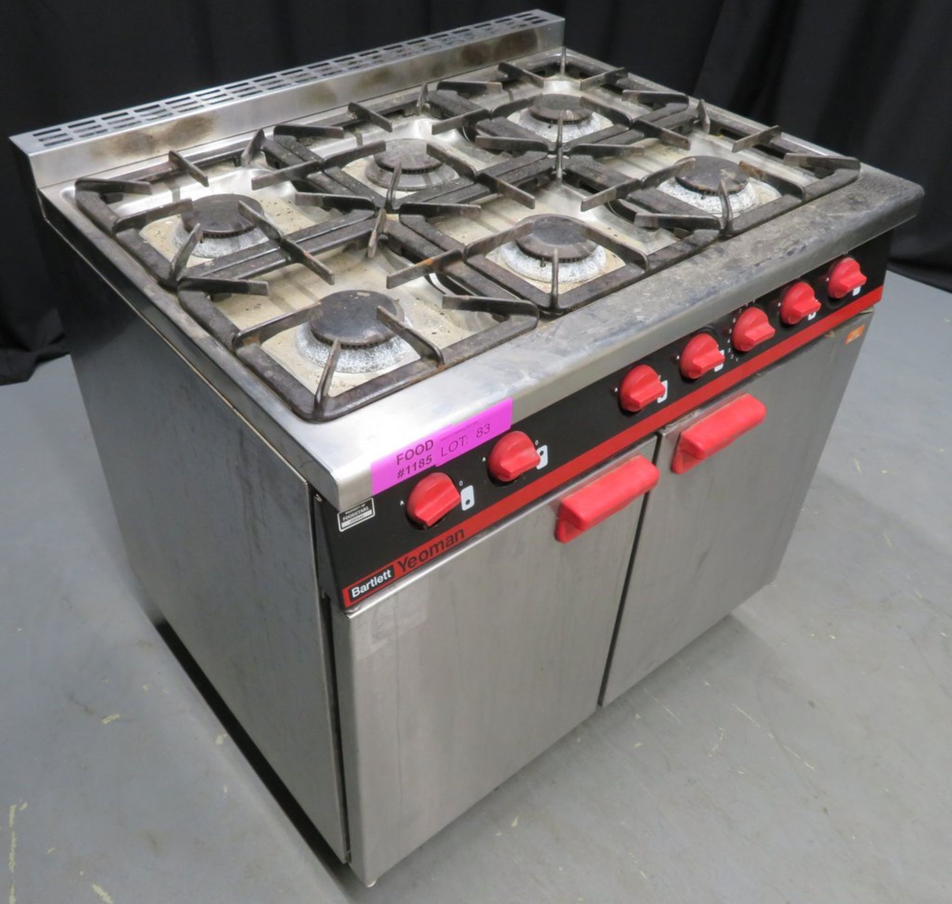 Bartlett Yeoman 6 burner oven, natural gas - Image 2 of 8