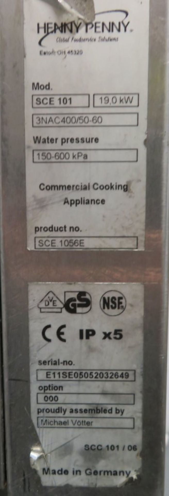 Henny Penny (Rational) SCE101 10 grid combi oven, 3 phase electric - Image 9 of 9