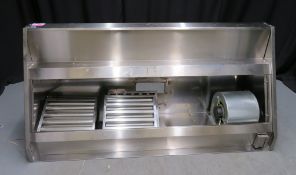 Parry kitchen extraction unit 2100mm W, 1 phase electric