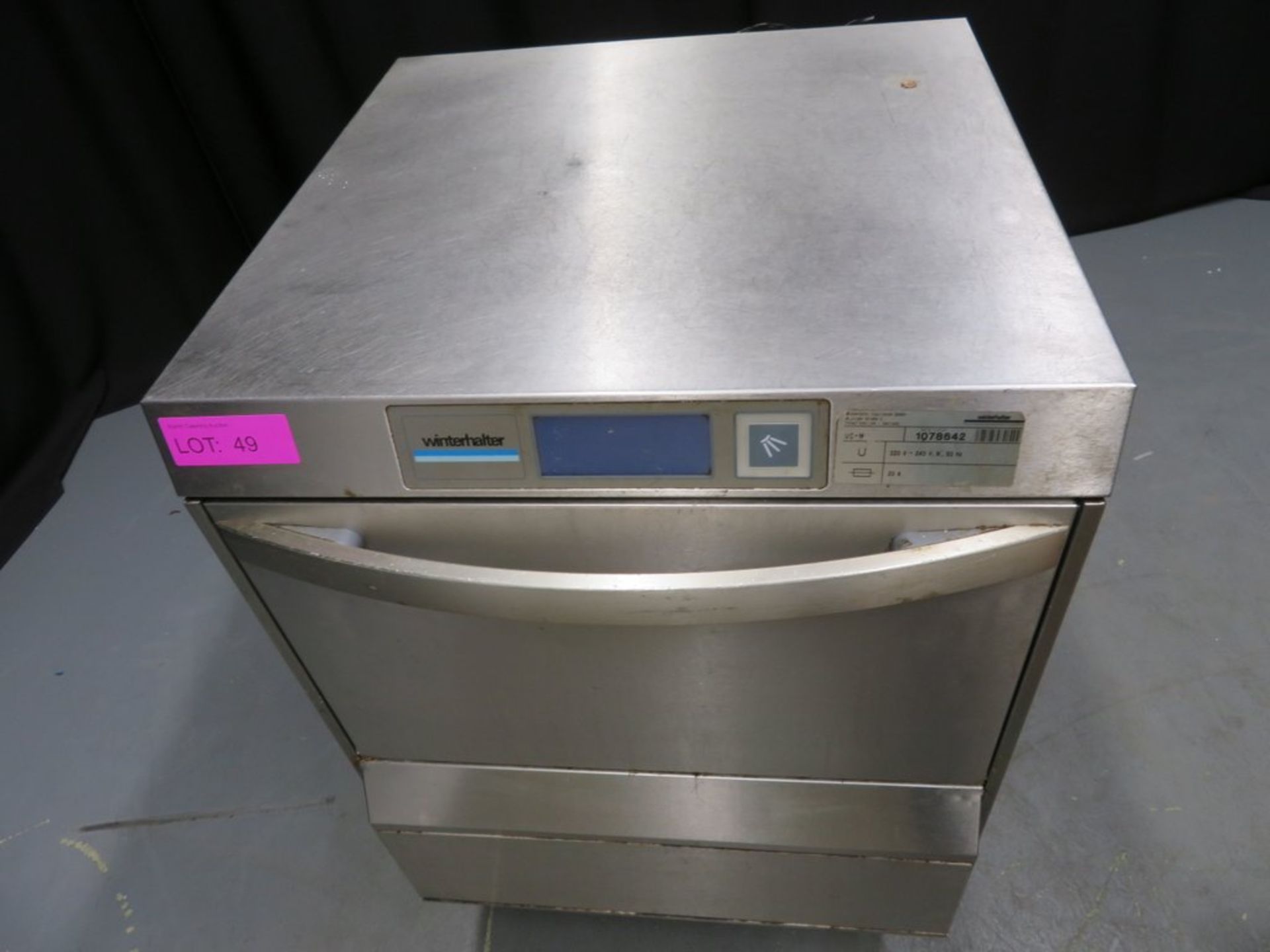 Winterhalter UC-M undercounter dishwasher, single phase electric - Image 4 of 9