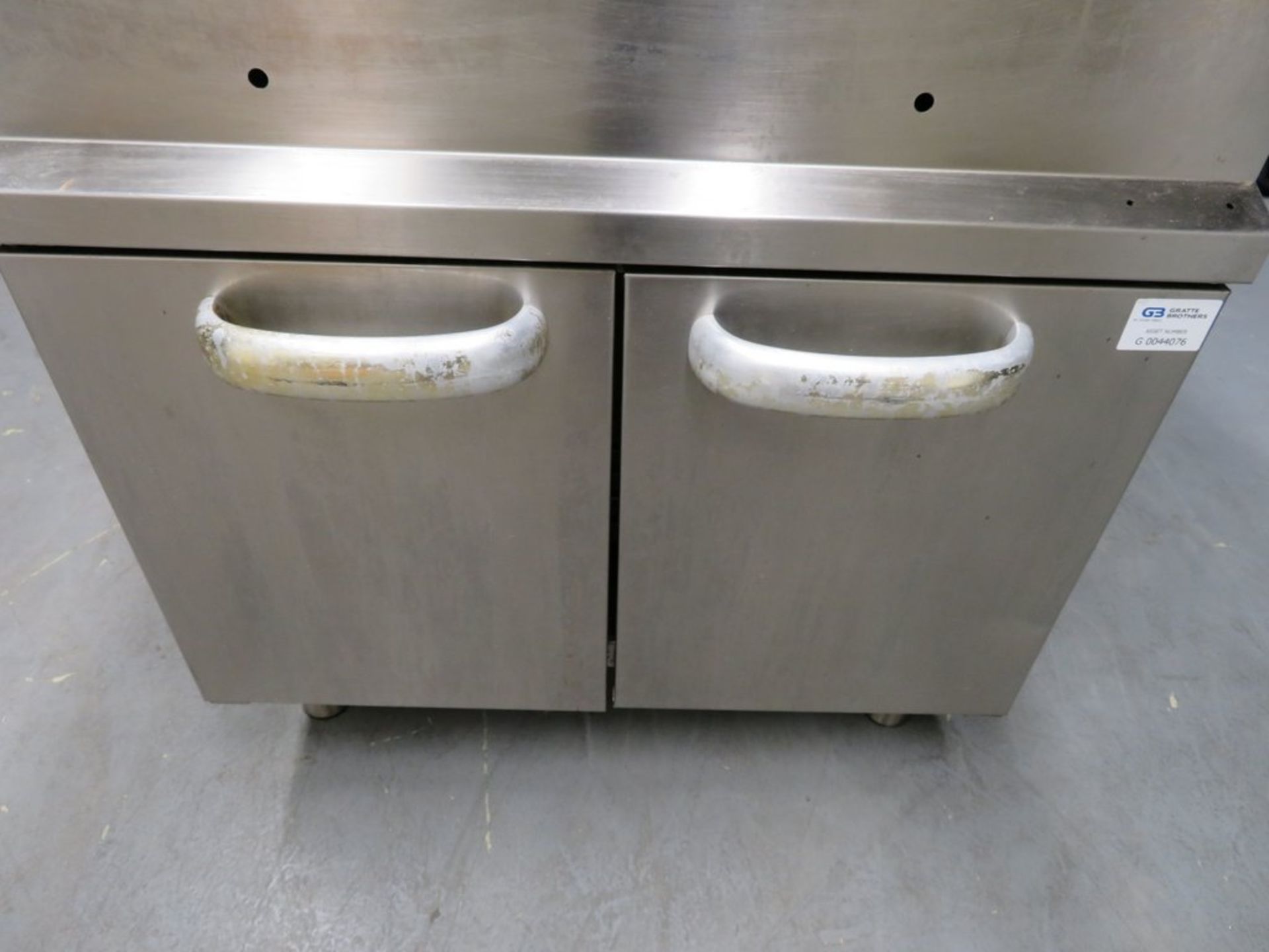 Twin tank fryer, natural gas, missing dials - Image 5 of 8