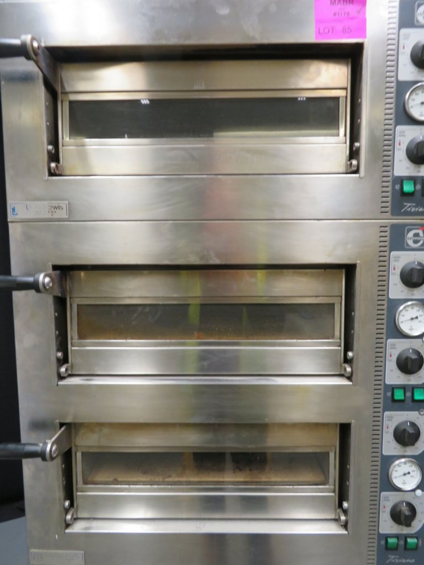 Cuppone Tiziano 3 tier pizza oven, 1 phase electric - Image 4 of 11