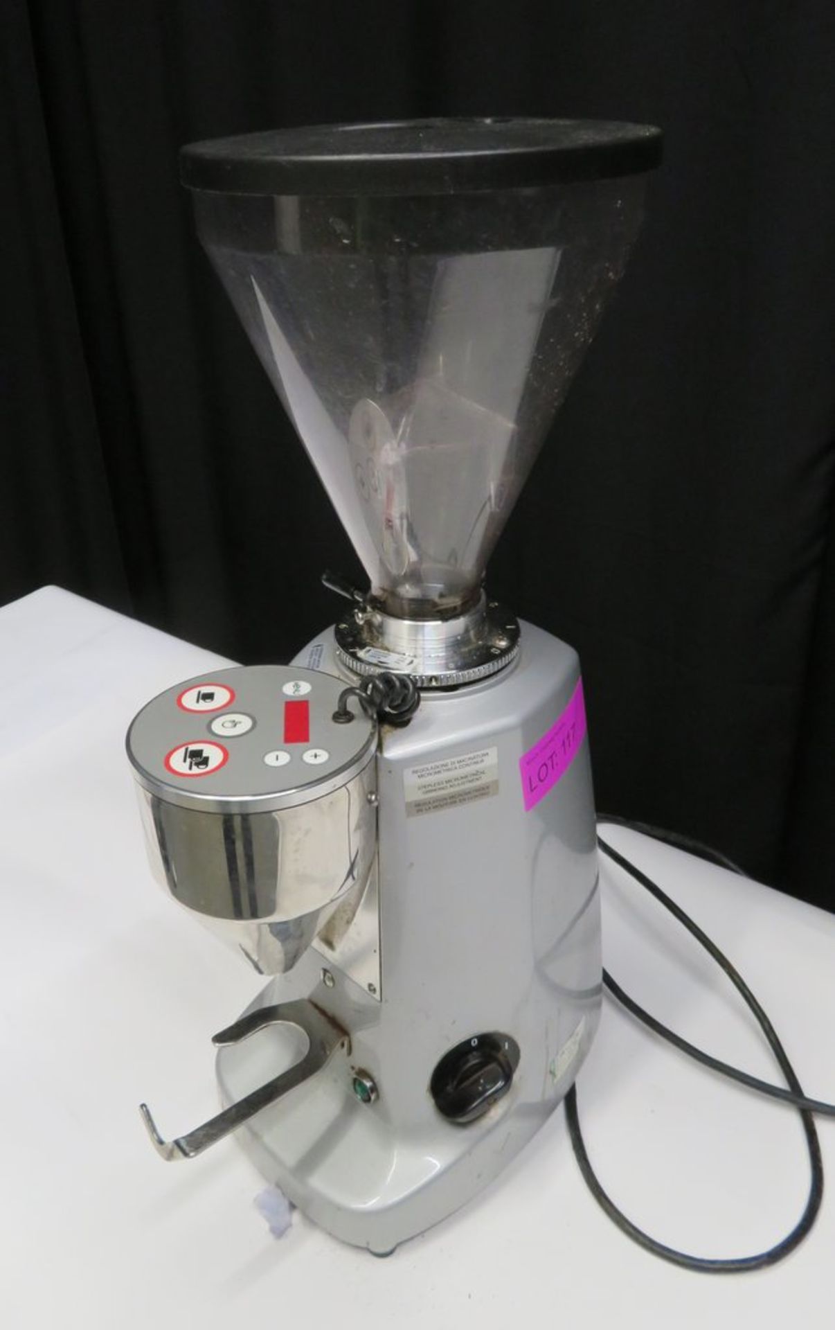 Mazzer Super Jolly coffee grinder, 1 phase electric - Image 3 of 6