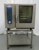 Rational SCC WE 61 6 grid combi oven (2018), 3 phase electric