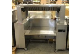 Front cooking station 1550mm W with cooking area 950mm W x 740mm D, ideal for show cooking