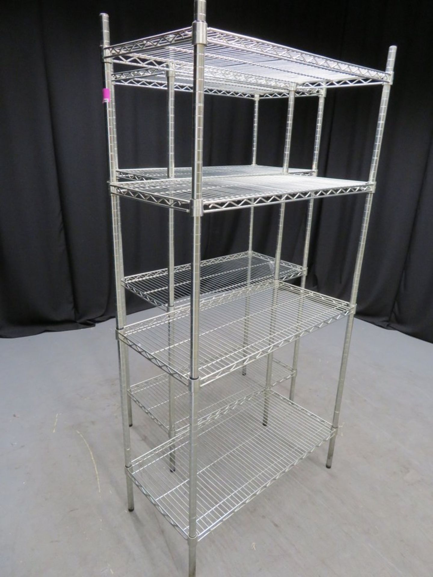 2 x Vogue stainless steel 4 tier shelving units 900mm W x 460mm D x 1860mm D - Image 3 of 3