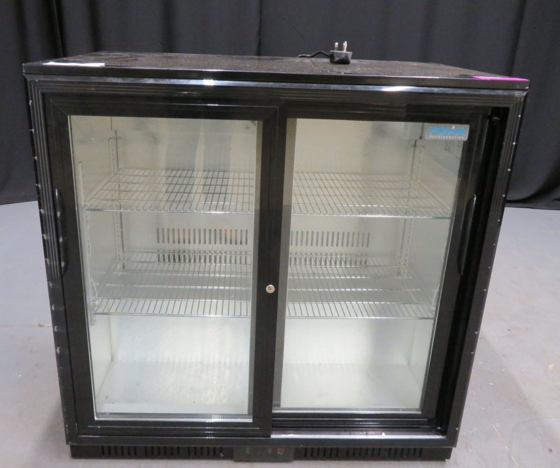 Polar GL003 2 door bottle fridge