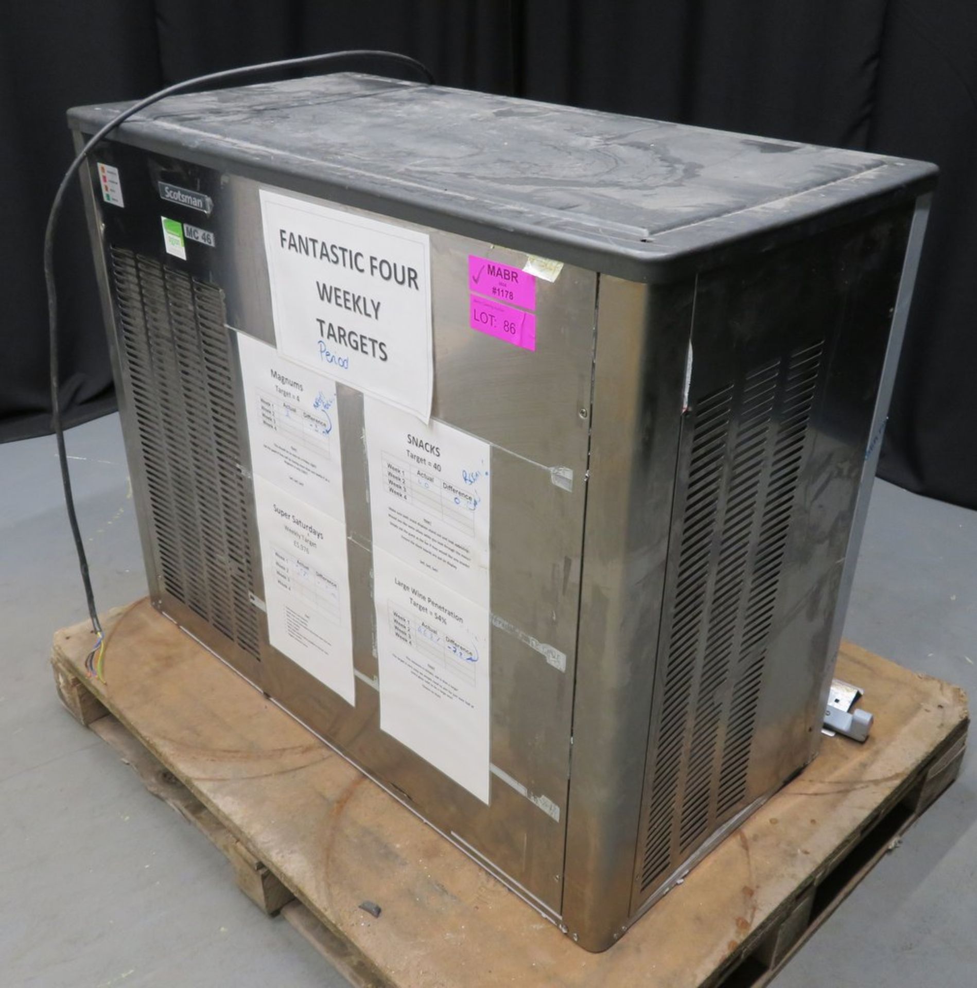 Scotsman MC46 ice machine, 1 phase electric - Image 3 of 7