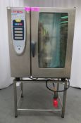 Rational SCC 101 10 grid combi oven, 3 phase electric (needs new dial)