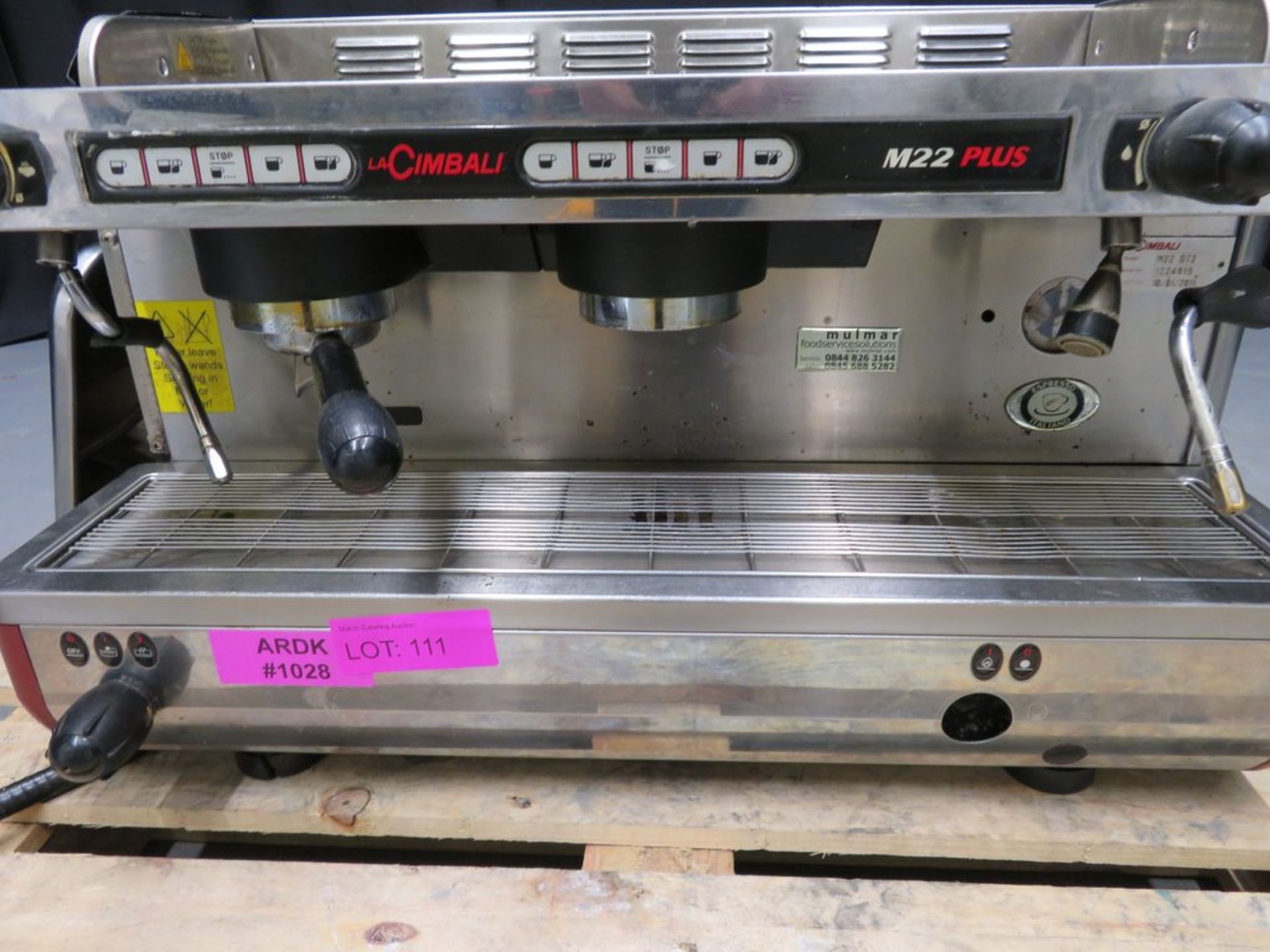 La Cimbali M22 Plus coffee machine, 1 phase electric - Image 5 of 9