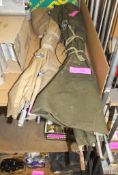 2x Vintage Army Camp Beds