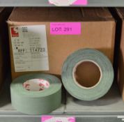 2x Boxes of Olive Green Scapa Cloth Adhesive Tape - 50mm x 50m per roll - 16 Rolls per box