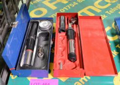 2x TRW Gas Handheld Soldering Iron & Case.