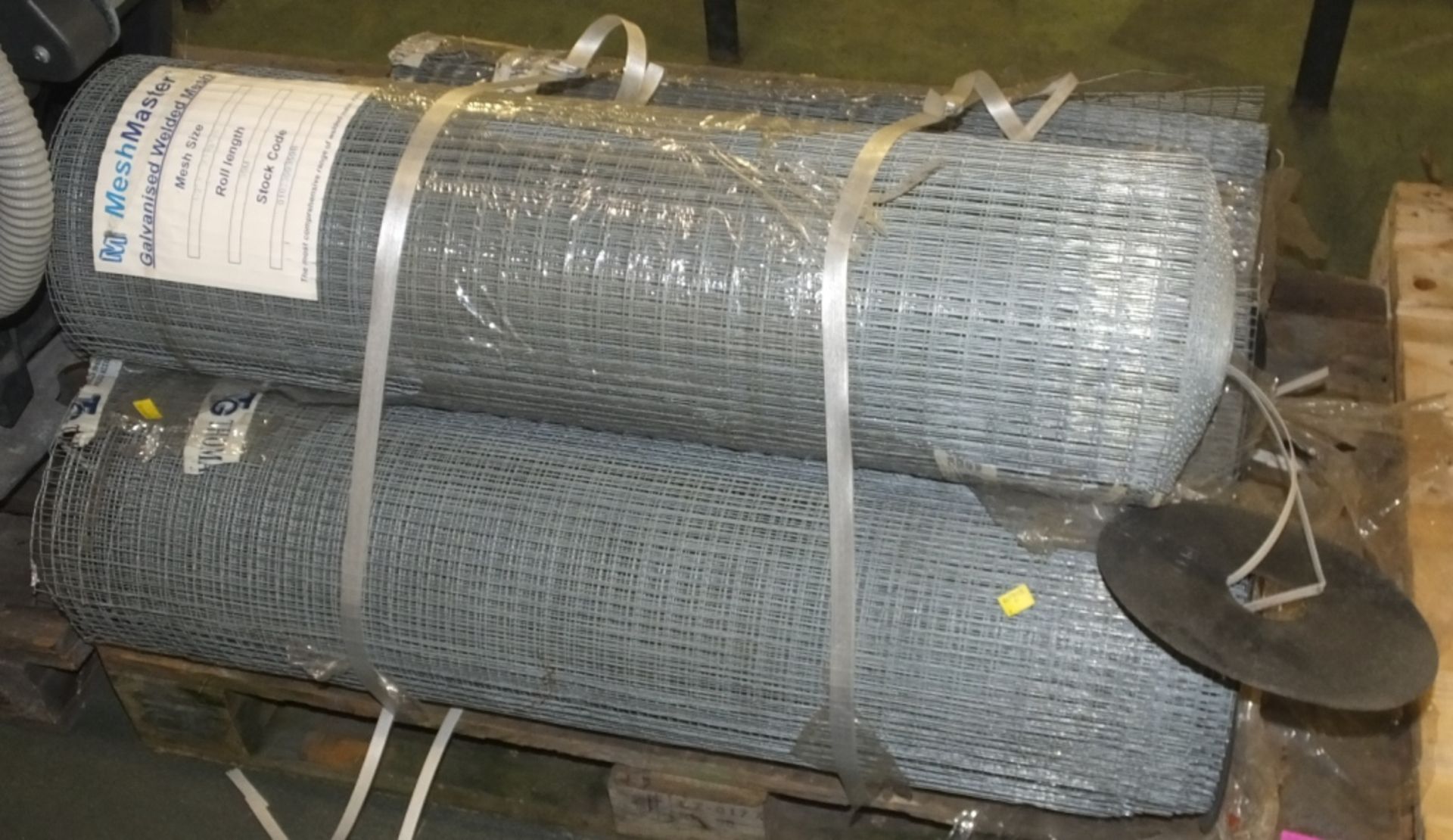 4x rolls of Meshmaster galvanised welded mesh - 30M rolls