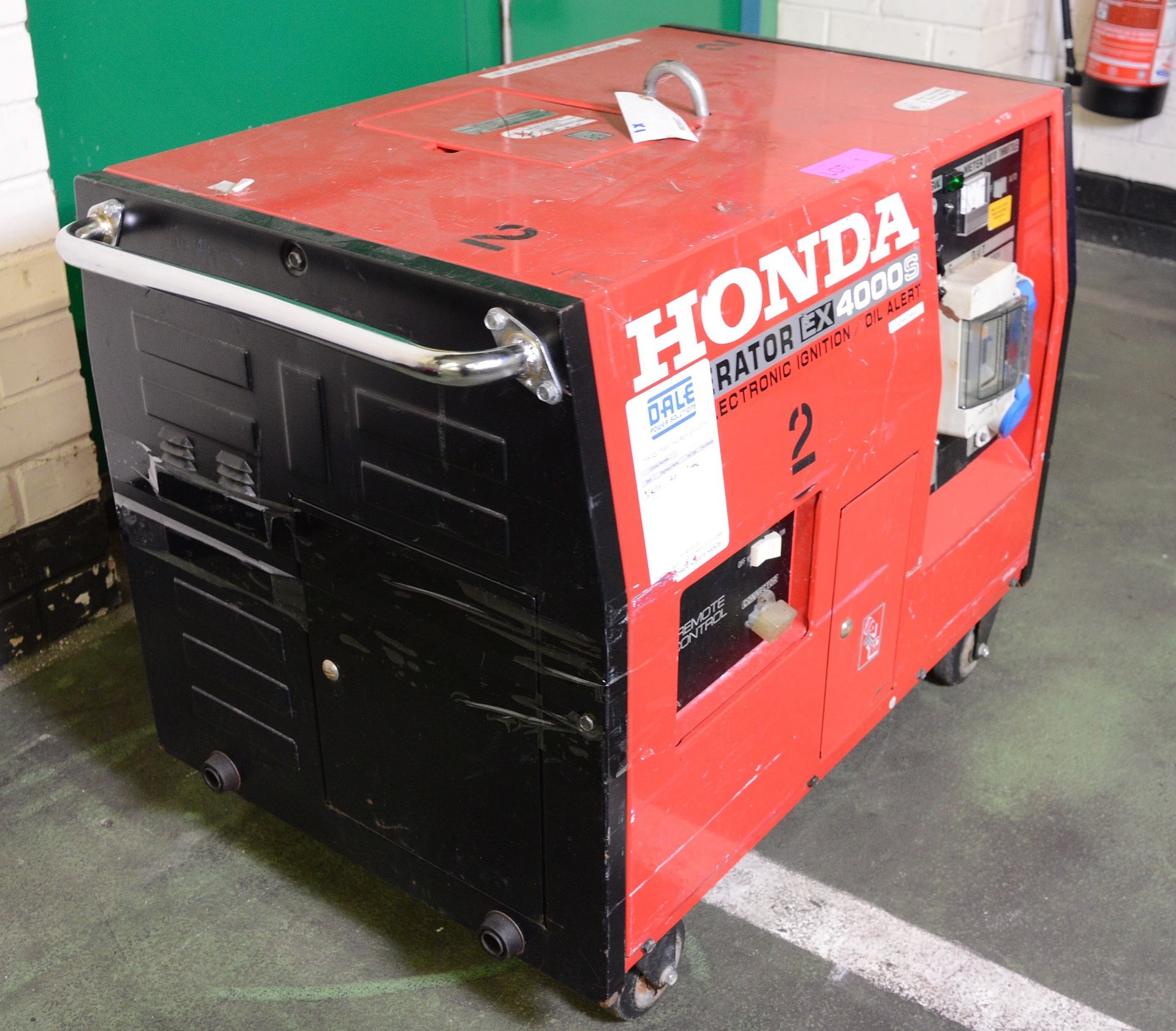 Honda EX4000S Generator 240v Max Output 4.0KVA. - Image 2 of 3