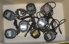 9x Assorted Stopwatches.