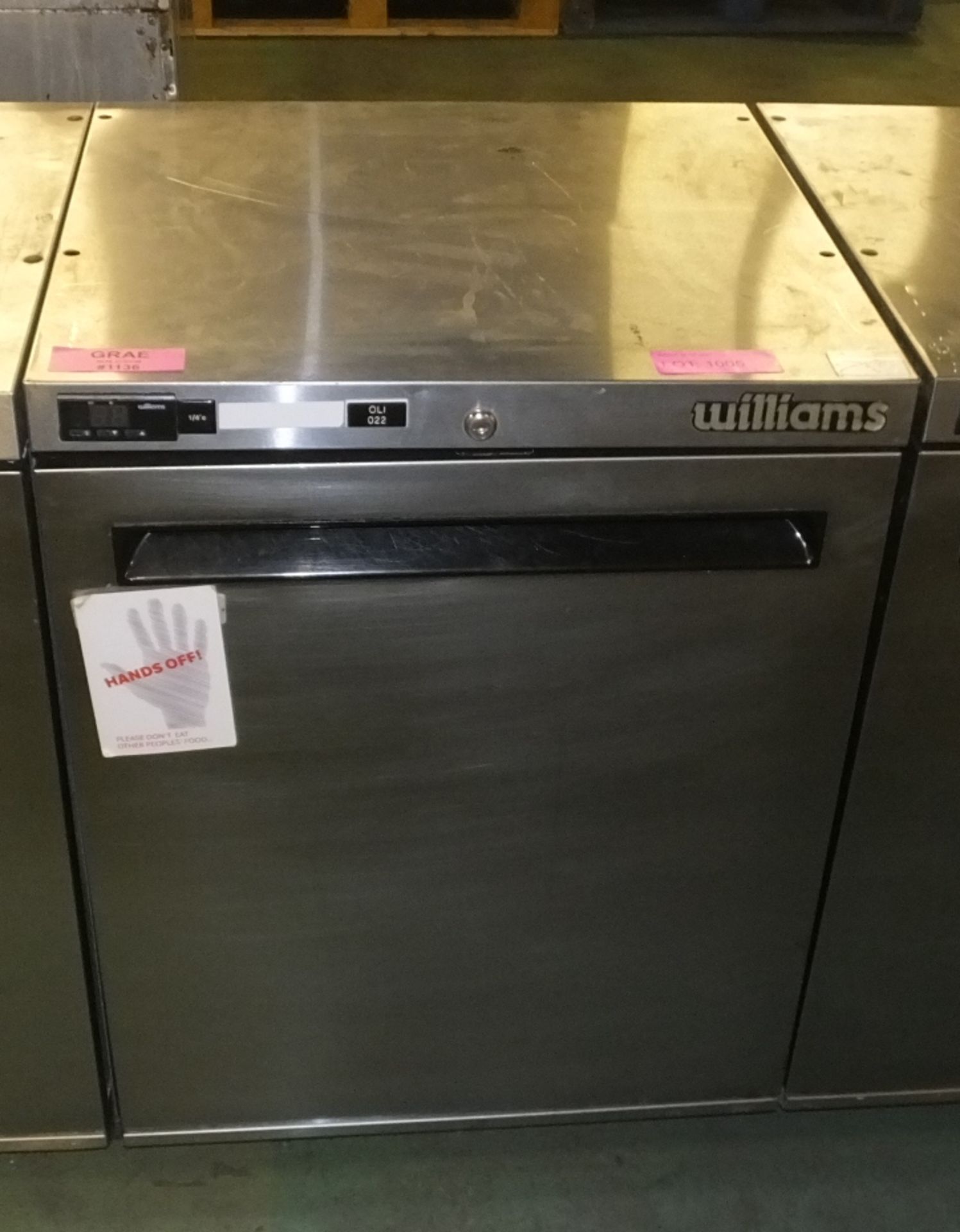 Williams single door counter top fridge