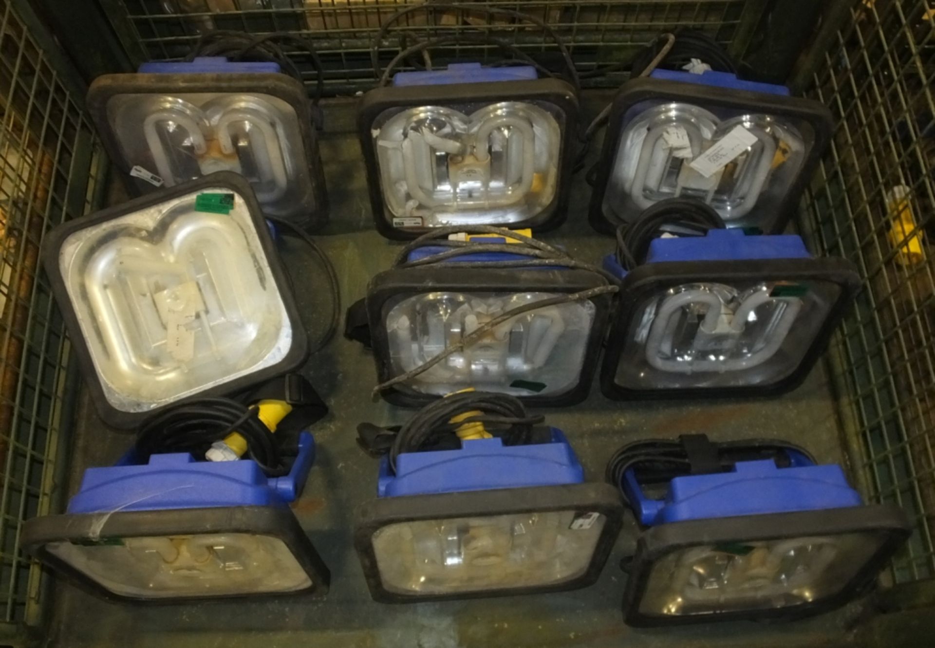 9x Industrial workshop lights