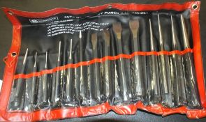 Marksmans 14 piece heavy duty punch & chisel set