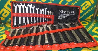 Tectool 25 piece combination spanner set