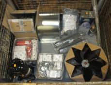 Refridgeration unit repair kit - fan, lubricant, compressor vessel, elements, connectors