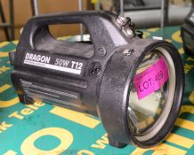 Dragon T12 12V Portable Searchlight.