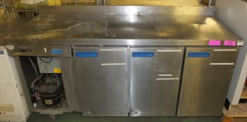 3 door counter top fridge - as spares