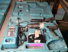 Makita 8444D Cordless Drill 18V & Charger & Case.