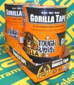 6x Rolls of Gorilla Tape 73mm x 27M