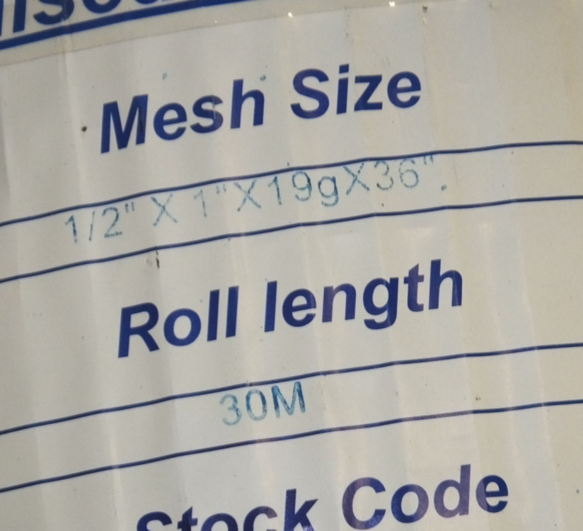 4x rolls of Meshmaster galvanised welded mesh - 30M rolls - Image 4 of 4