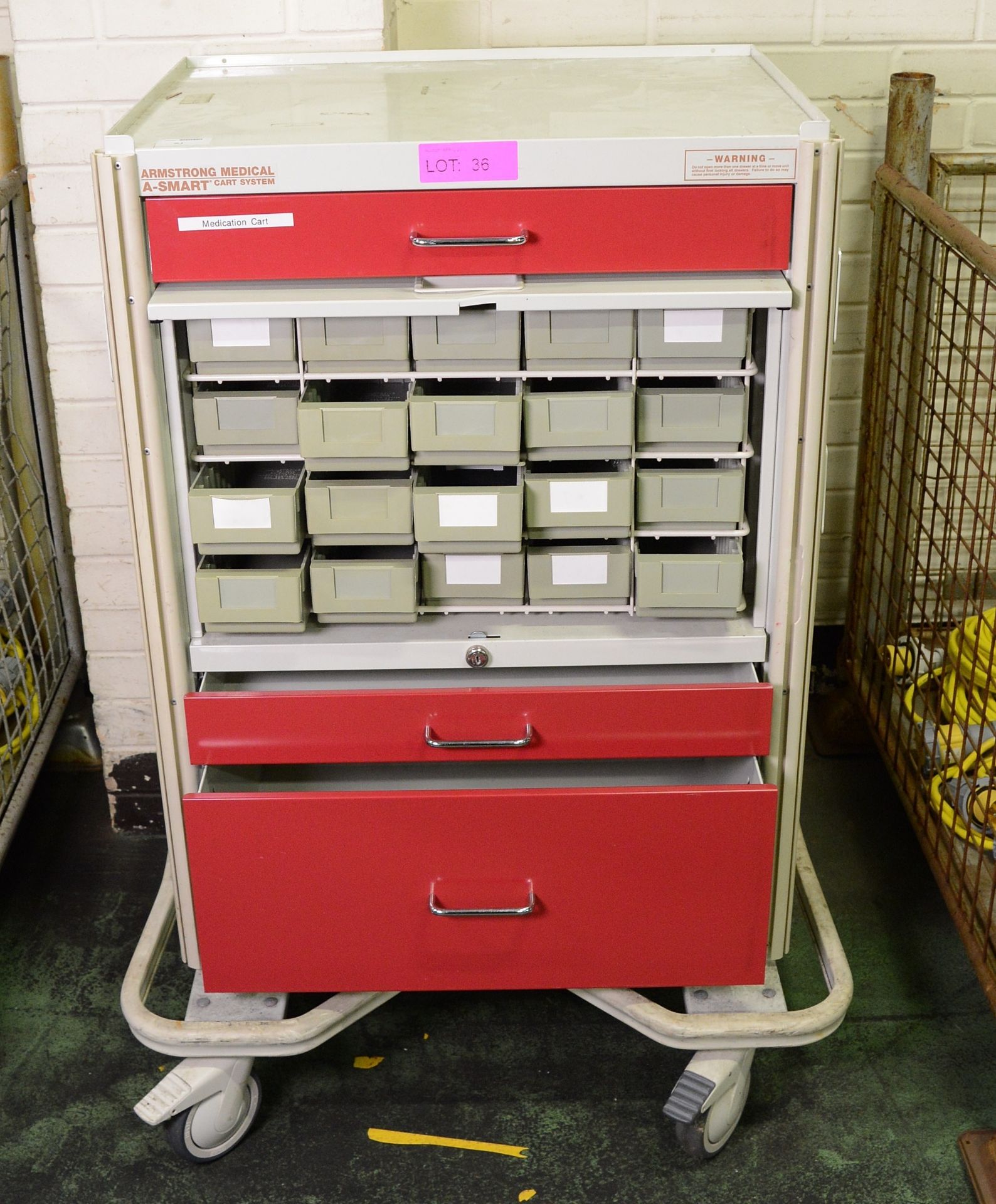 Medical Medication Cart.