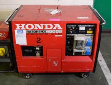 Honda EX4000S Generator 240v Max Output 4.0KVA.