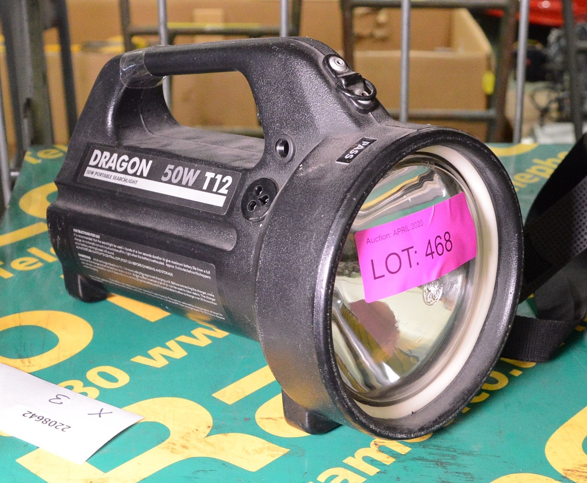 Dragon T12 12V Portable Searchlight.