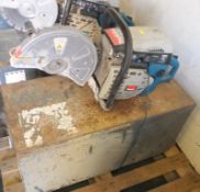 Makita Still saw DPC 6410 with accessories with metal carry box