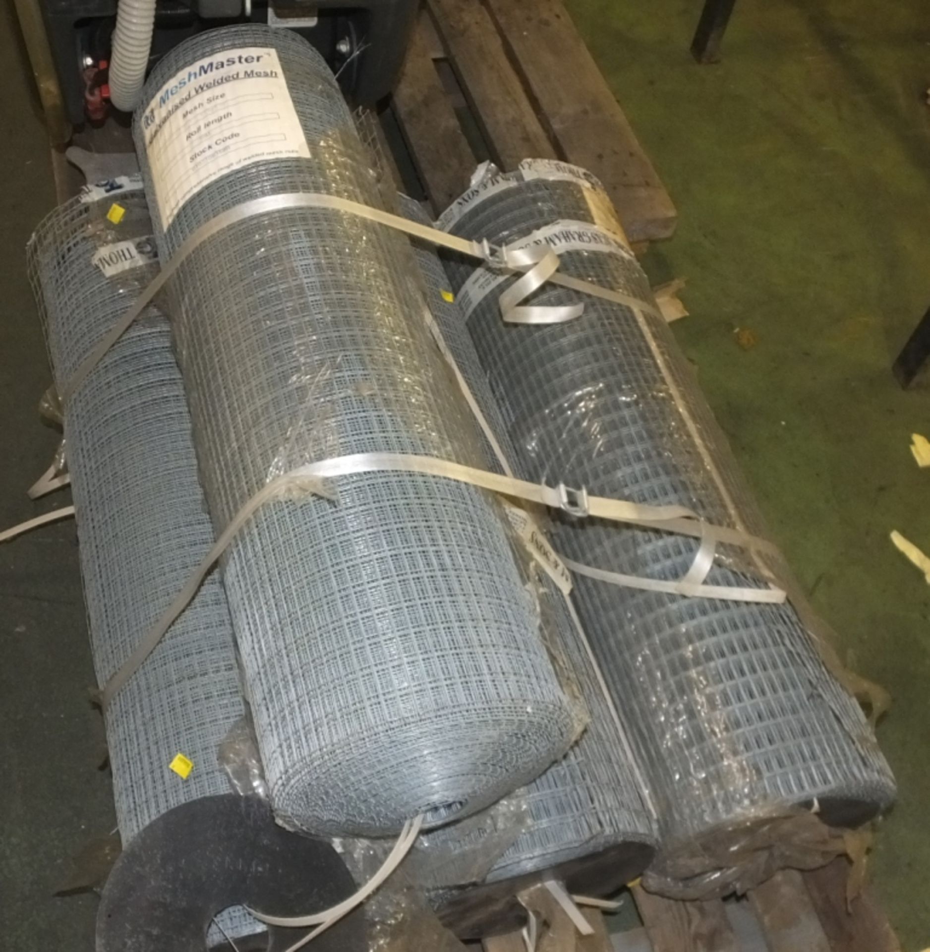 4x rolls of Meshmaster galvanised welded mesh - 30M rolls - Image 2 of 4