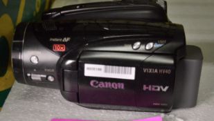 Canon Vixia HV40 Video Recorder Camera & Charger.