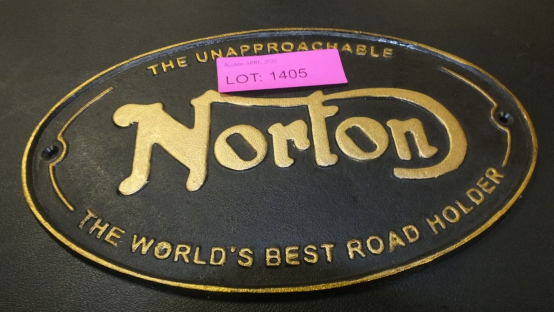 Norton Cast Iron Sign