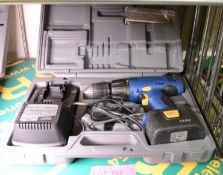 Draper Expert 14.4v Cordless Combi Drill 1 Battery & Charger.