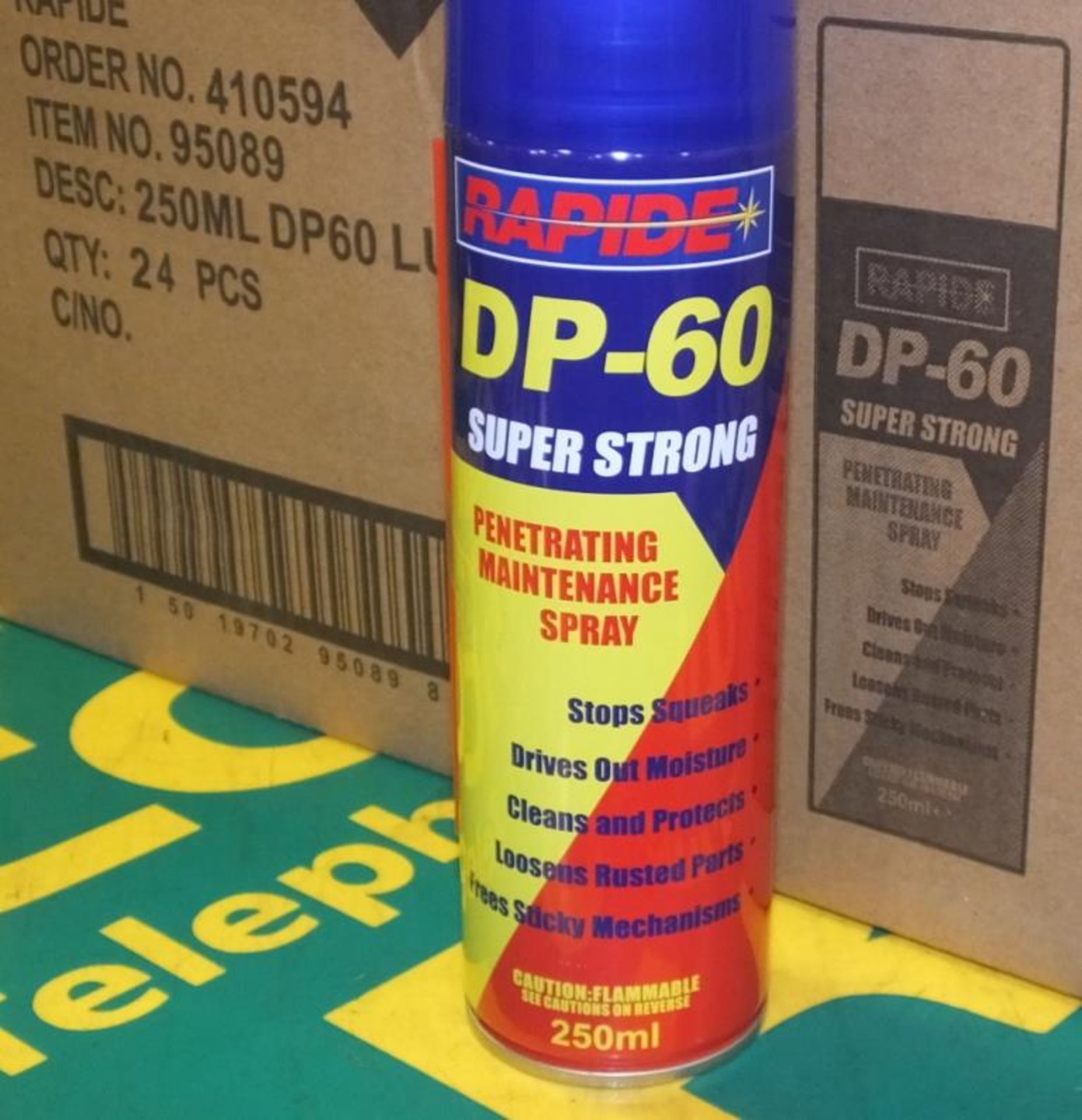 Rapide DP-60 Super Strong penetrating spray 24x 250ml cans - Image 2 of 2