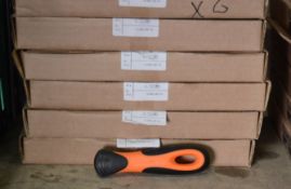 6x Boxes of Bahco Ergo Plastic File Handles - 10 Per Box.