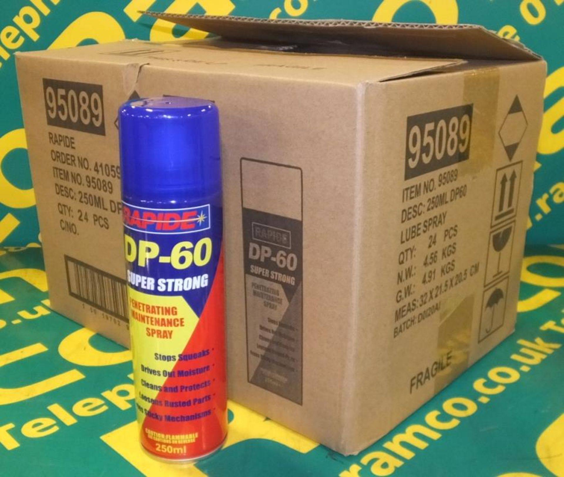 Rapide DP-60 Super Strong penetrating spray 24x 250ml cans