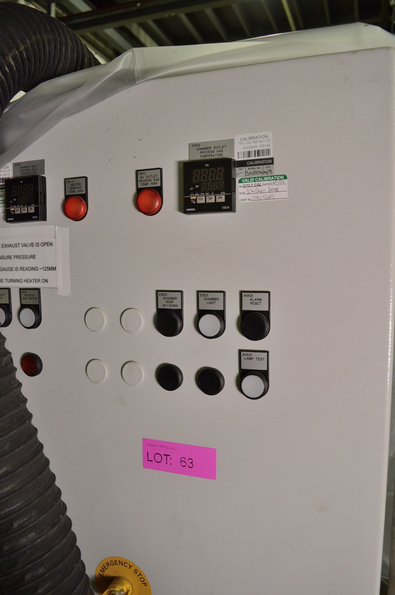 GEA Niro A1A01 Control Panel For Spray Dryer. - Image 2 of 3