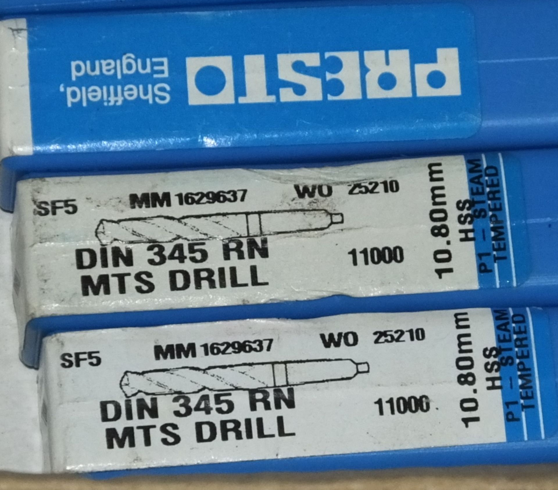 Presto Morse Taper Drill bits - 13x DIN 345RN 10.80mm, 2x HSTS Drill bits 28.00mm - Image 4 of 4