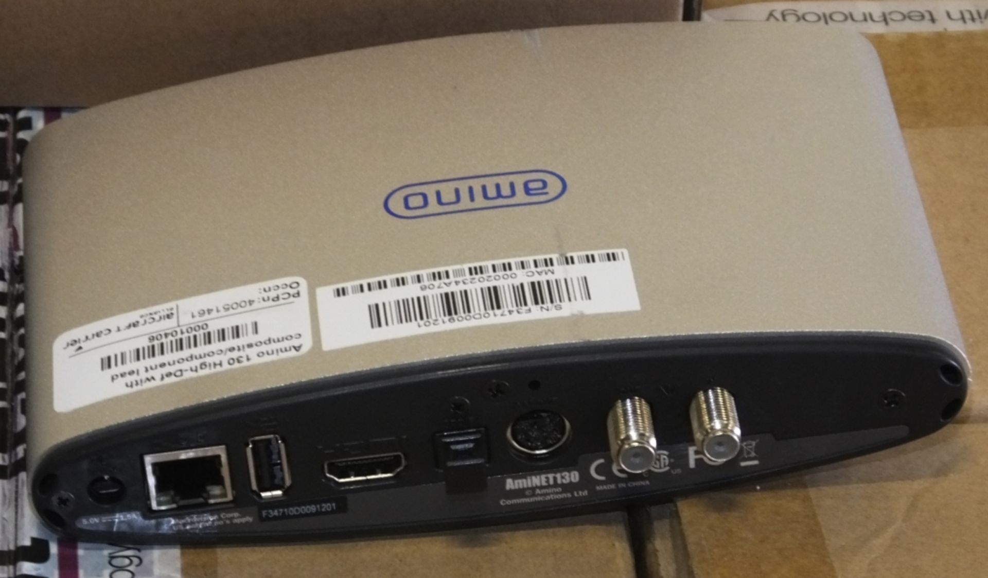 Amino A150 -6016 Set Top Box 5 Per Box - 30 boxes - Image 4 of 4