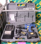 Draper Expert 14.4V Cordless Combi Drill 1 Battery & Charger.