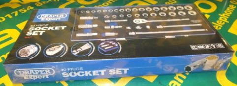 Draper Expert 40 piece socket set