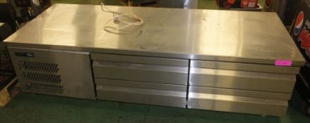 Williams under counter fridge with 4 drawers